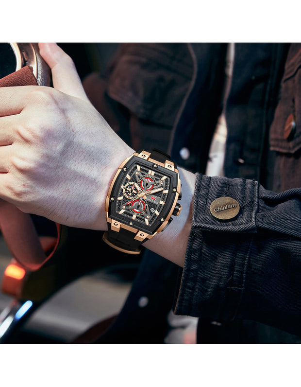 MINI FOCUS - MF 0602 - Quartz - Bracelet en Silicone - Résistante à l'eau