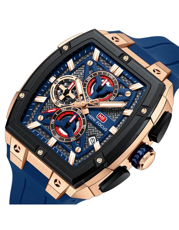 MINI FOCUS - MF 0602 - Quartz - Bracelet en Silicone - Résistante à l'eau