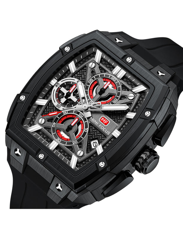 MINI FOCUS - MF 0602 - Quartz - Bracelet en Silicone - Résistante à l'eau