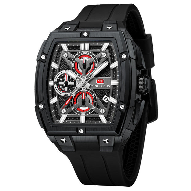 MINI FOCUS - MF 0602 - Quartz - Bracelet en Silicone - Résistante à l'eau