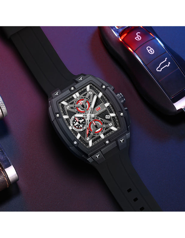 MINI FOCUS - MF 0602 - Quartz - Bracelet en Silicone - Résistante à l'eau