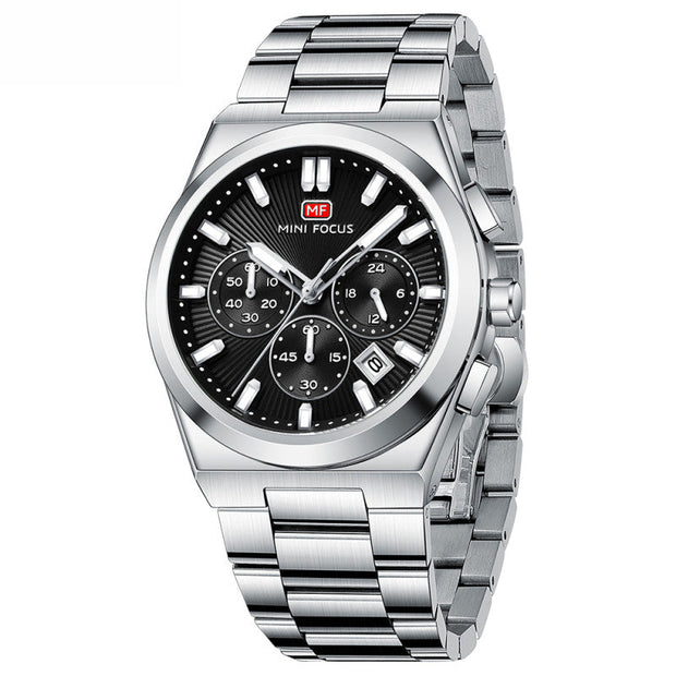 MINI FOCUS - MF 0614 - Quartz - Bracelet en Acier Inoxidable - Résistante à l'eau