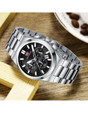 MINI FOCUS - MF 0614 - Quartz - Bracelet en Acier Inoxidable - Résistante à l'eau