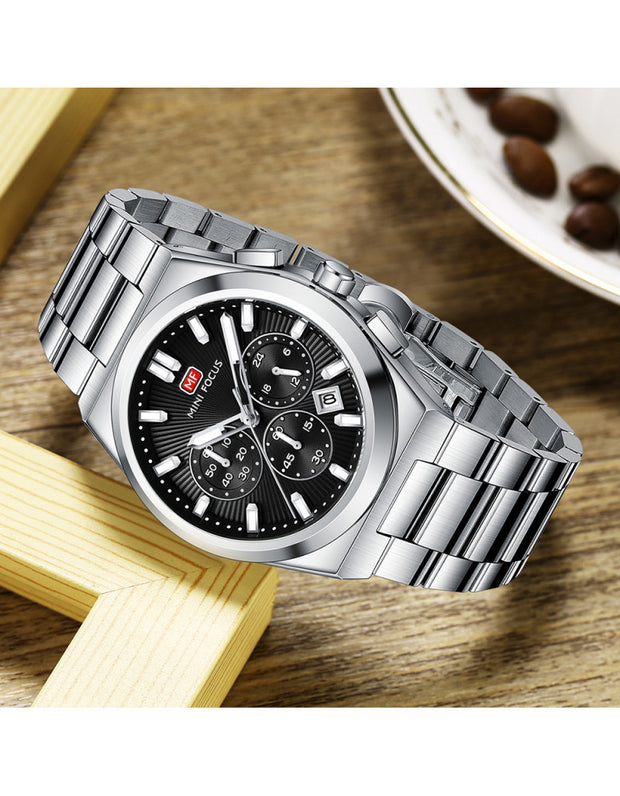 MINI FOCUS - MF 0614 - Quartz - Bracelet en Acier Inoxidable - Résistante à l'eau