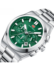 MINI FOCUS - MF 0614 - Quartz - Bracelet en Acier Inoxidable - Résistante à l'eau