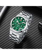 MINI FOCUS - MF 0614 - Quartz - Bracelet en Acier Inoxidable - Résistante à l'eau