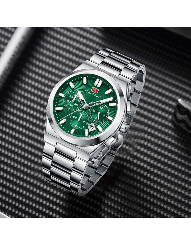 MINI FOCUS - MF 0614 - Quartz - Bracelet en Acier Inoxidable - Résistante à l'eau