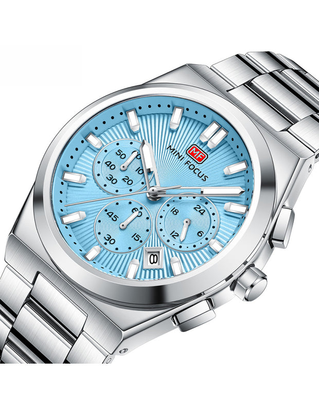 MINI FOCUS - MF 0614 - Quartz - Bracelet en Acier Inoxidable - Résistante à l'eau