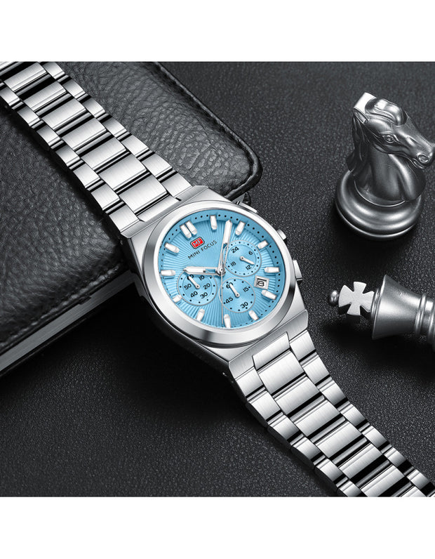 MINI FOCUS - MF 0614 - Quartz - Bracelet en Acier Inoxidable - Résistante à l'eau