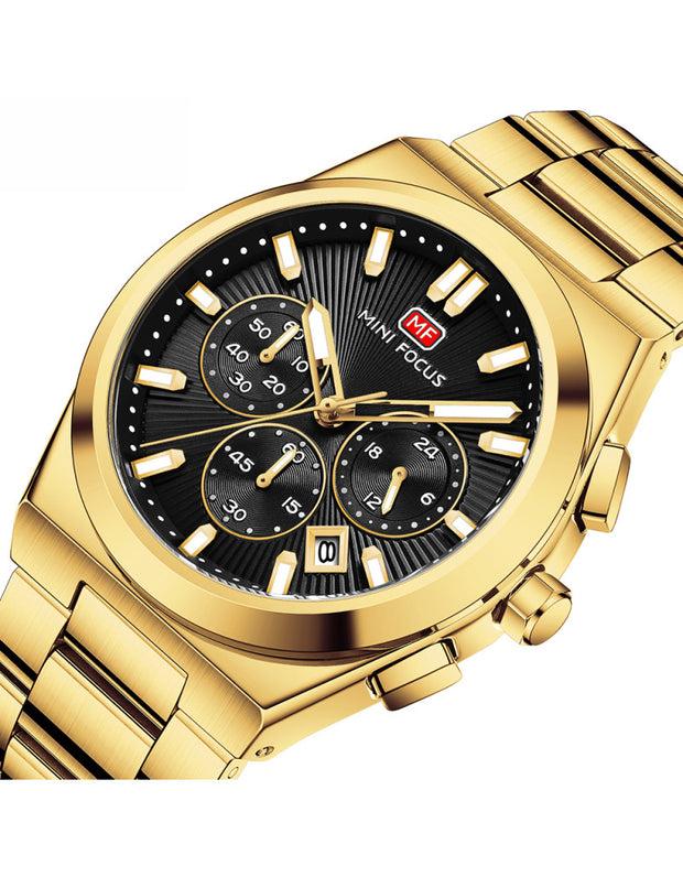 MINI FOCUS - MF 0614 - Quartz - Bracelet en Acier Inoxidable - Résistante à l'eau