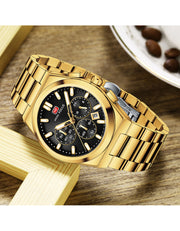 MINI FOCUS - MF 0614 - Quartz - Bracelet en Acier Inoxidable - Résistante à l'eau