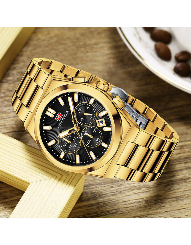 MINI FOCUS - MF 0614 - Quartz - Bracelet en Acier Inoxidable - Résistante à l'eau