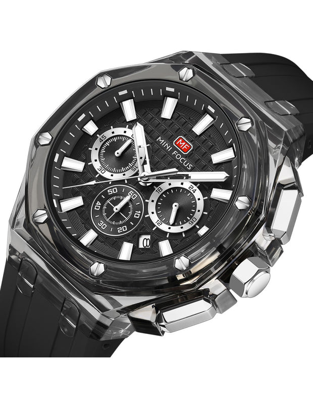 MINI FOCUS - MF0616 - Quartz - Bracelet en Silicone - Résistante à l'eau