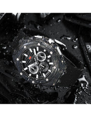 MINI FOCUS - MF0616 - Quartz - Bracelet en Silicone - Résistante à l'eau