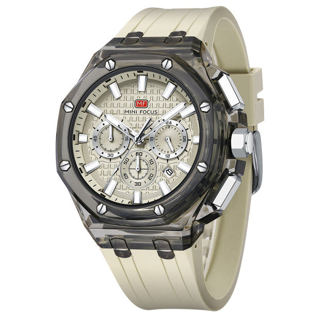 MINI FOCUS - MF0616 - Quartz - Bracelet en Silicone - Résistante à l'eau