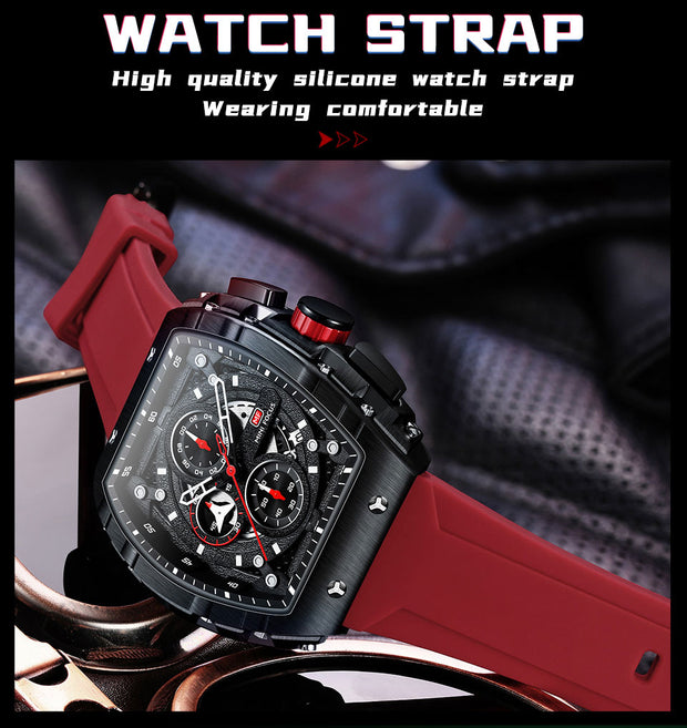 MINI FOCUS - MF0399 - Quartz - Bracelet en silicone résistant  - Résistante à l'eau