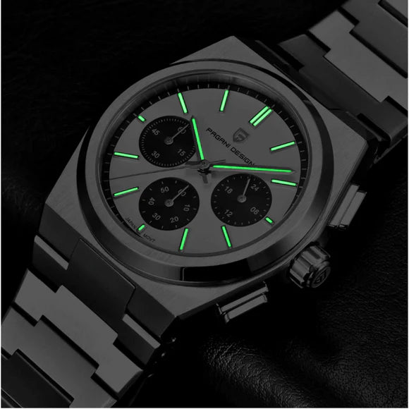 Pagani Design - PD-1761 – Montre Automatique Homme - en Acier Cadran Météorite