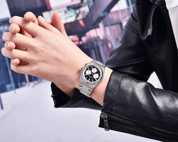 Pagani Design - PD-1761 – Montre Automatique Homme - en Acier Cadran Météorite