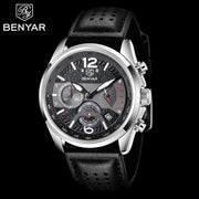 Benyar 5171 – Montre Homme Sport Chronographe Cuir