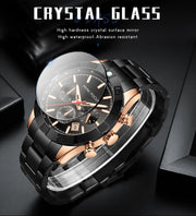MINI FOCUS - MF0416 - Quartz -  Acier inoxydable  - Résistante à l'eau