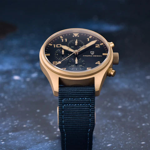 PAGANI DESIGN - PD-1703 - Quartz - Bracelet en 100% Cuir - Luxury montre