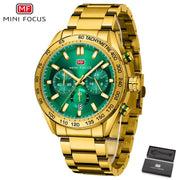 MINI FOCUS - MF0403 - Quartz - Bracelet en Acier Inoxidable - Résistante à l'eau