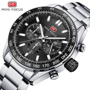 MINI FOCUS - MF0403 - Quartz - Bracelet en Acier Inoxidable - Résistante à l'eau