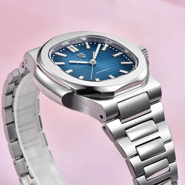 Pagani Design - PD-1728 – Montre Bleu Tiffany Automatique Style Nautilus