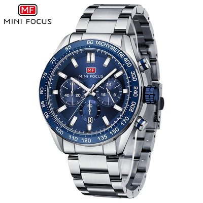 MINI FOCUS - MF0403 - Quartz - Bracelet en Acier Inoxidable - Résistante à l'eau