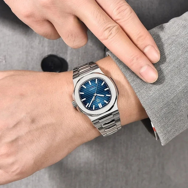 Pagani Design - PD-1728 – Montre Bleu Tiffany Automatique Style Nautilus