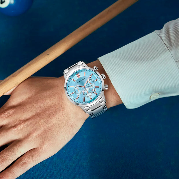 MINI FOCUS - MF0188 - Quartz - Bracelet en Acier Inoxidable - Résistante à l'eau