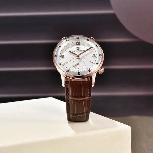 PAGANI DESIGN - PD-1790 - Quartz - Bracelet en 100% Cuir - Luxury montre