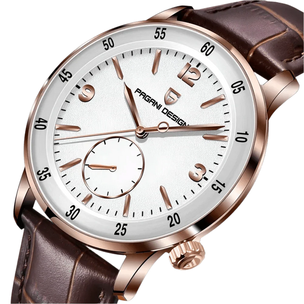 PAGANI DESIGN - PD-1790 - Quartz - Bracelet en 100% Cuir - Luxury montre