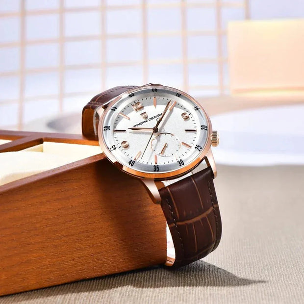 PAGANI DESIGN - PD-1790 - Quartz - Bracelet en 100% Cuir - Luxury montre