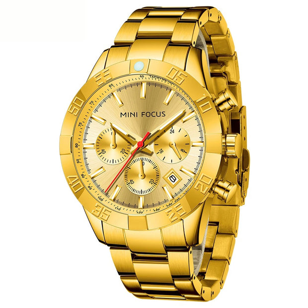 MINI FOCUS - MF0416 - Quartz -  Acier inoxydable  - Résistante à l'eau