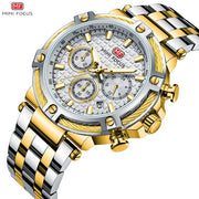 MINI FOCUS - MF0470 - Quartz - Bracelet en Acier inoxidable - Résistante à l'eau